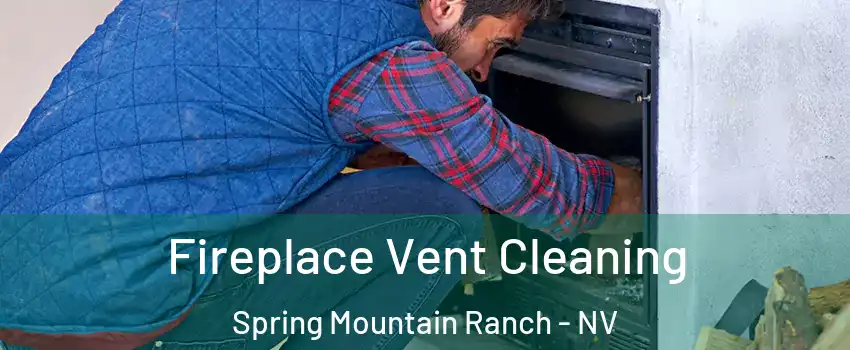 Fireplace Vent Cleaning Spring Mountain Ranch - NV