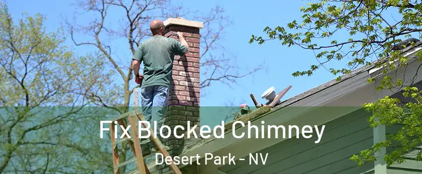 Fix Blocked Chimney Desert Park - NV