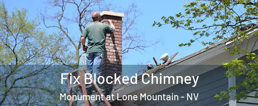 Fix Blocked Chimney Monument at Lone Mountain - NV