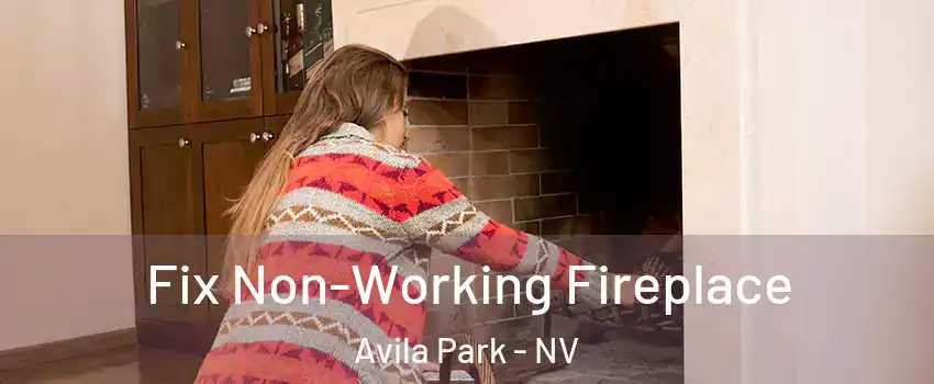 Fix Non-Working Fireplace Avila Park - NV