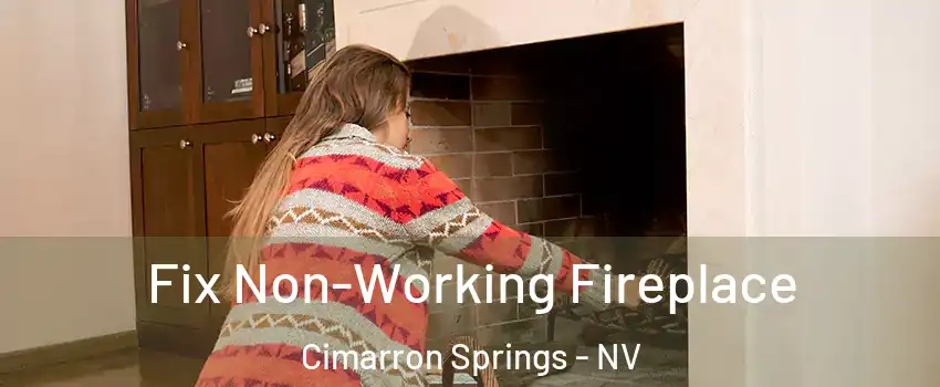 Fix Non-Working Fireplace Cimarron Springs - NV