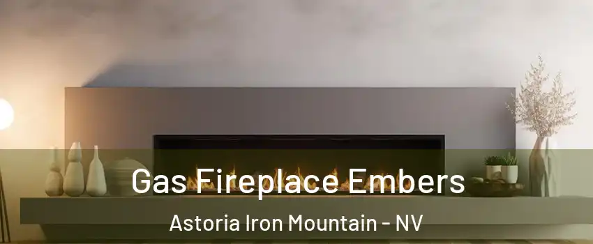 Gas Fireplace Embers Astoria Iron Mountain - NV