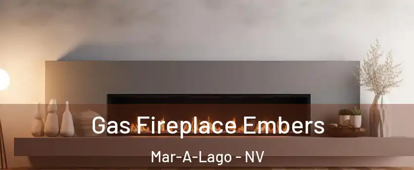 Gas Fireplace Embers Mar-A-Lago - NV