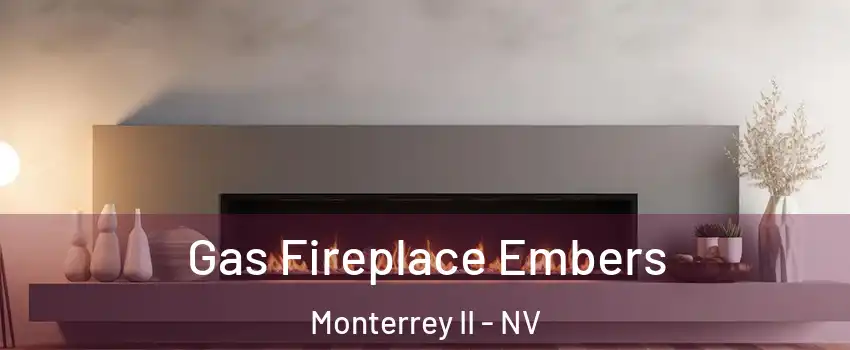 Gas Fireplace Embers Monterrey II - NV