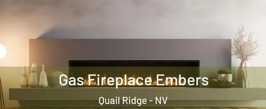 Gas Fireplace Embers Quail Ridge - NV
