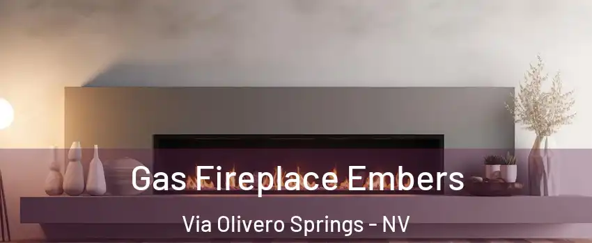 Gas Fireplace Embers Via Olivero Springs - NV