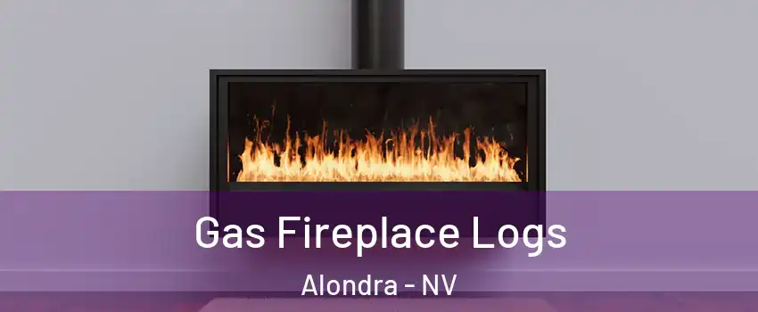 Gas Fireplace Logs Alondra - NV