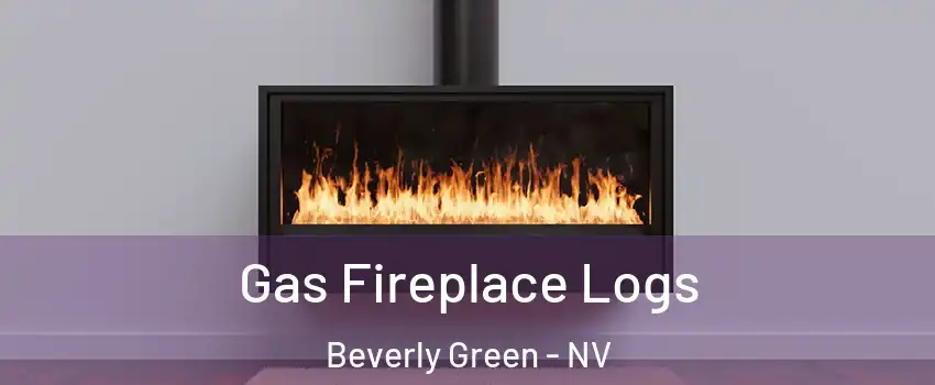 Gas Fireplace Logs Beverly Green - NV