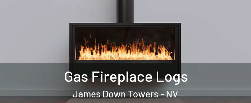 Gas Fireplace Logs James Down Towers - NV