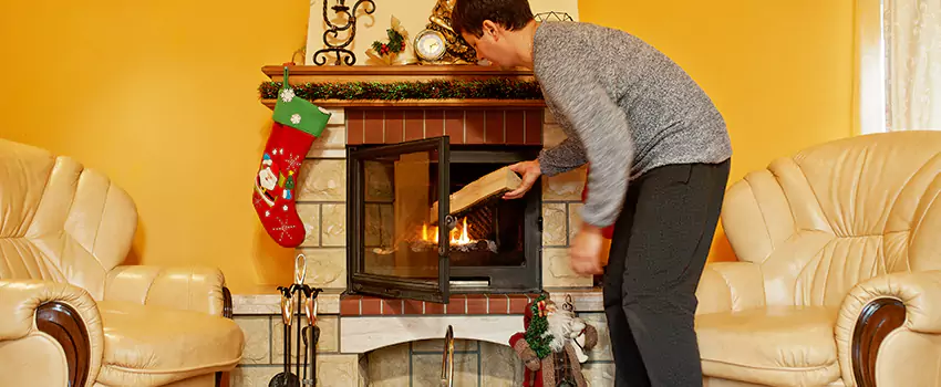 Rusted Metal Fireplace Restoration in Woodcrest, Nevada