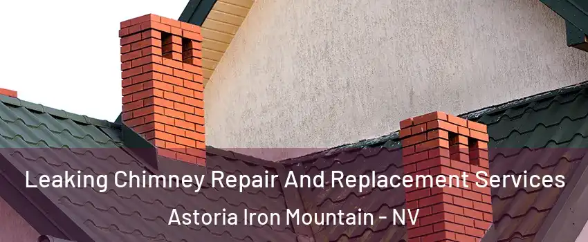 Leaking Chimney Repair And Replacement Services Astoria Iron Mountain - NV