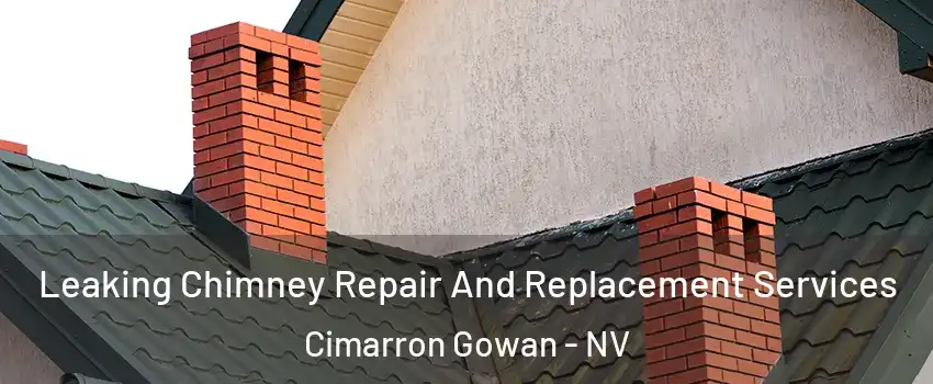 Leaking Chimney Repair And Replacement Services Cimarron Gowan - NV
