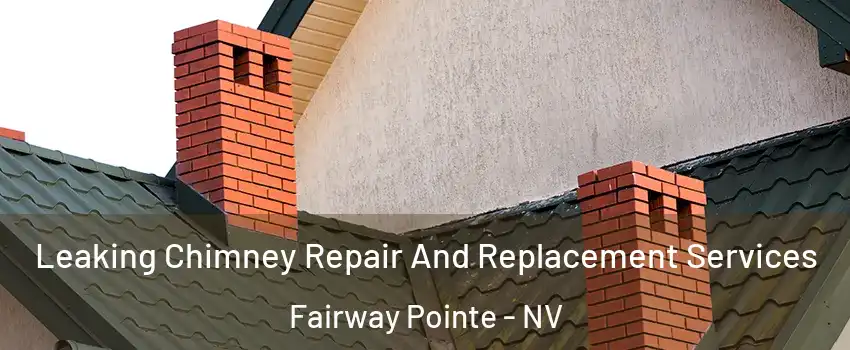 Leaking Chimney Repair And Replacement Services Fairway Pointe - NV
