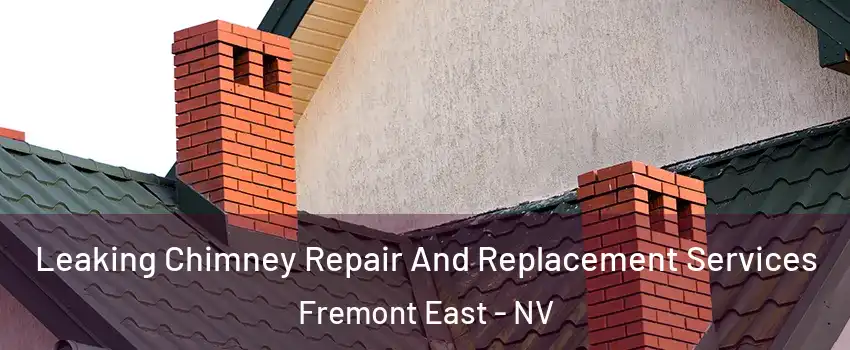 Leaking Chimney Repair And Replacement Services Fremont East - NV