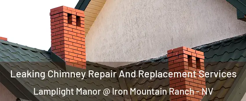 Leaking Chimney Repair And Replacement Services Lamplight Manor @ Iron Mountain Ranch - NV
