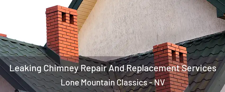 Leaking Chimney Repair And Replacement Services Lone Mountain Classics - NV