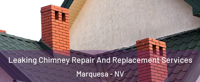 Leaking Chimney Repair And Replacement Services Marquesa - NV
