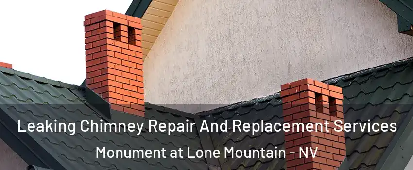 Leaking Chimney Repair And Replacement Services Monument at Lone Mountain - NV