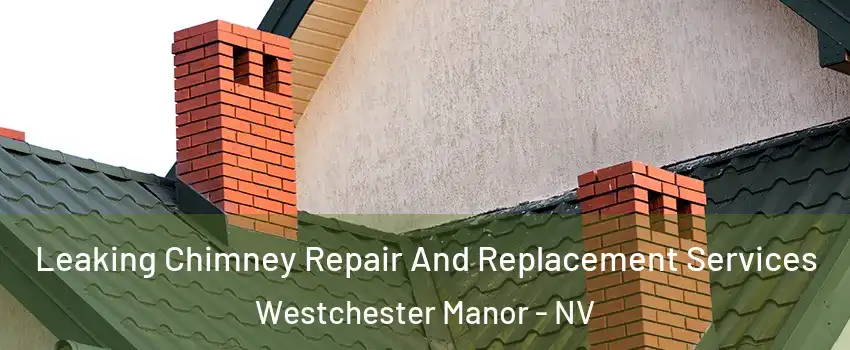 Leaking Chimney Repair And Replacement Services Westchester Manor - NV