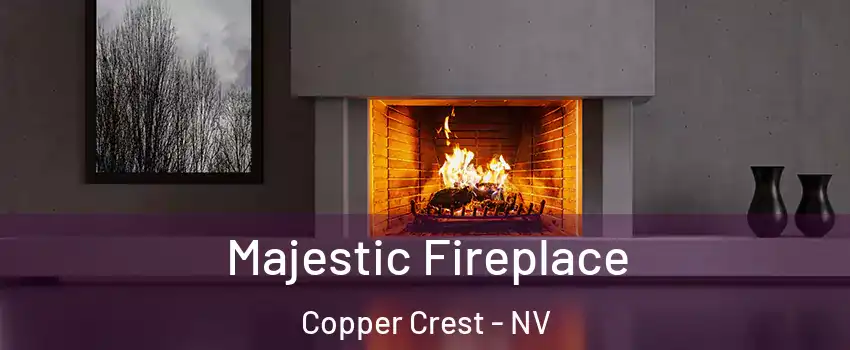 Majestic Fireplace Copper Crest - NV