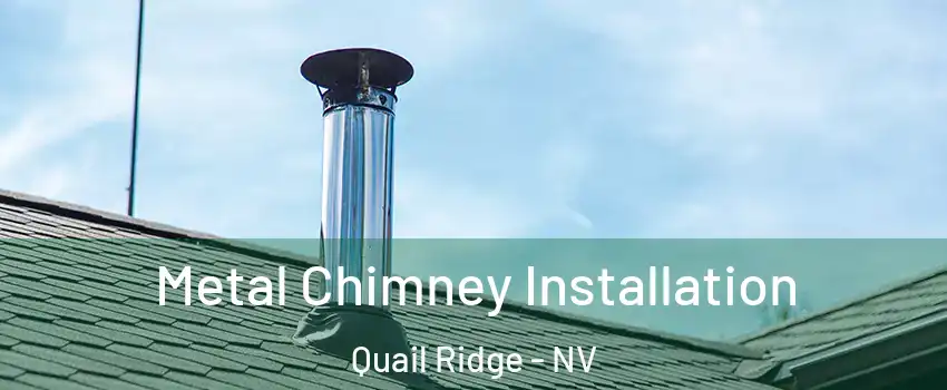 Metal Chimney Installation Quail Ridge - NV