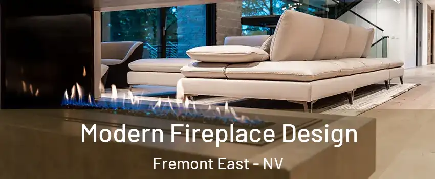 Modern Fireplace Design Fremont East - NV