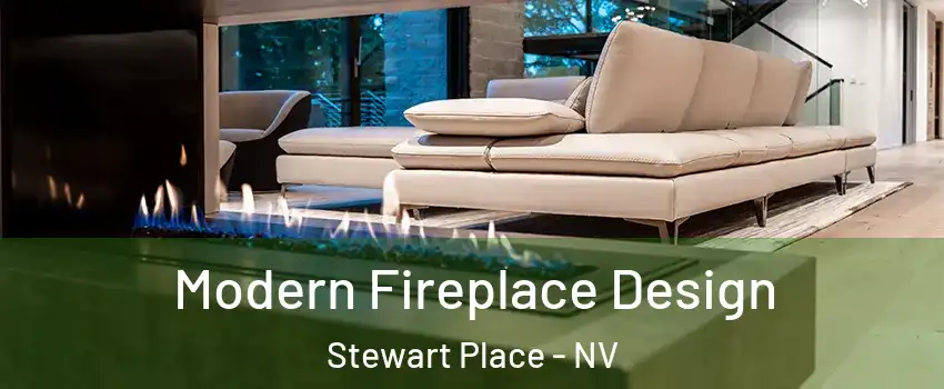 Modern Fireplace Design Stewart Place - NV