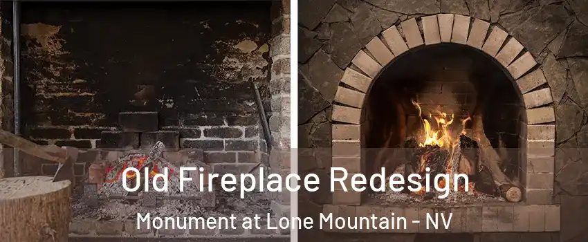 Old Fireplace Redesign Monument at Lone Mountain - NV