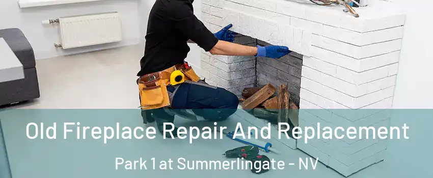 Old Fireplace Repair And Replacement Park 1 at Summerlingate - NV