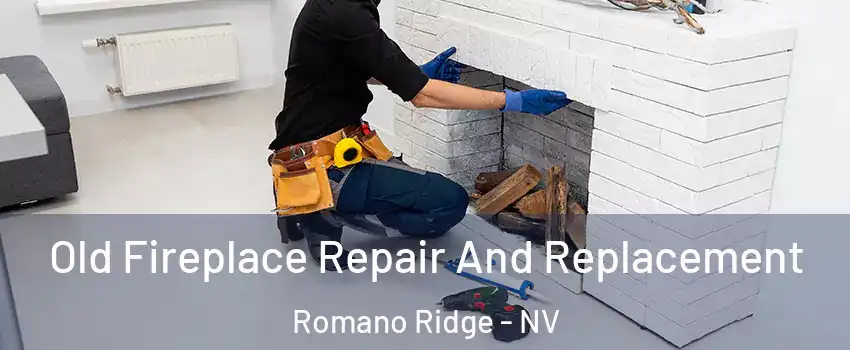 Old Fireplace Repair And Replacement Romano Ridge - NV