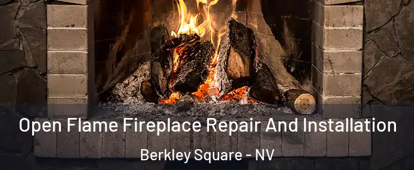 Open Flame Fireplace Repair And Installation Berkley Square - NV