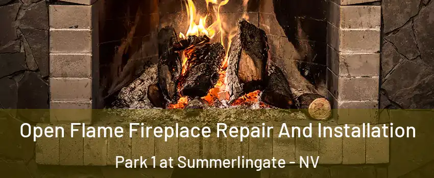 Open Flame Fireplace Repair And Installation Park 1 at Summerlingate - NV