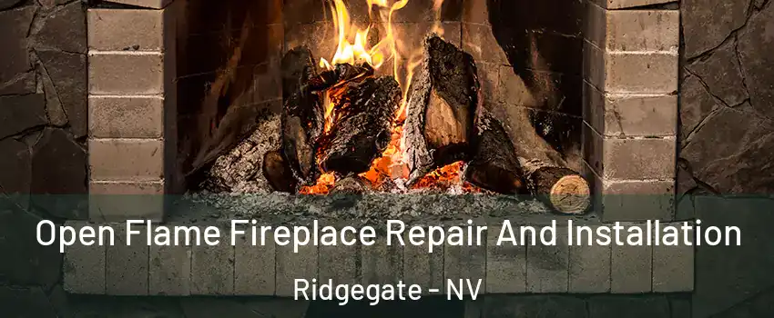 Open Flame Fireplace Repair And Installation Ridgegate - NV