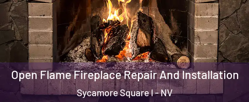 Open Flame Fireplace Repair And Installation Sycamore Square I - NV