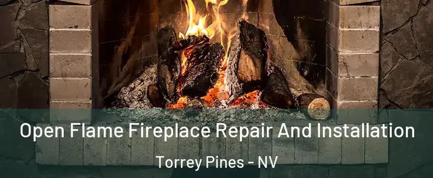 Open Flame Fireplace Repair And Installation Torrey Pines - NV