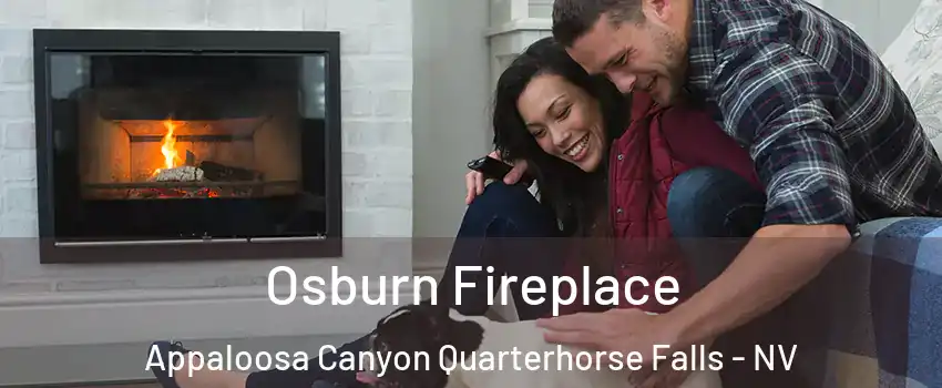 Osburn Fireplace Appaloosa Canyon Quarterhorse Falls - NV