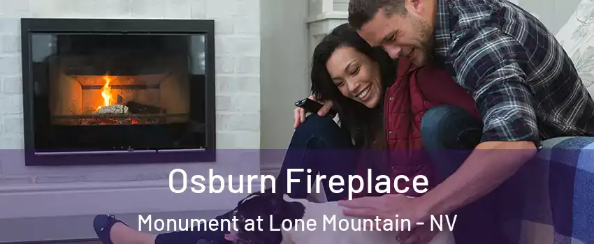 Osburn Fireplace Monument at Lone Mountain - NV