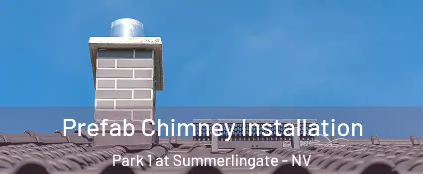 Prefab Chimney Installation Park 1 at Summerlingate - NV