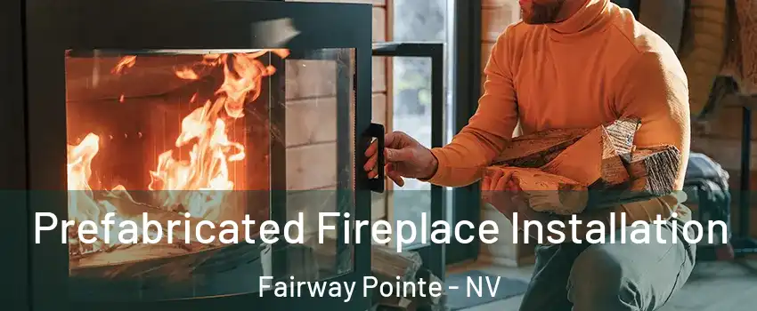 Prefabricated Fireplace Installation Fairway Pointe - NV