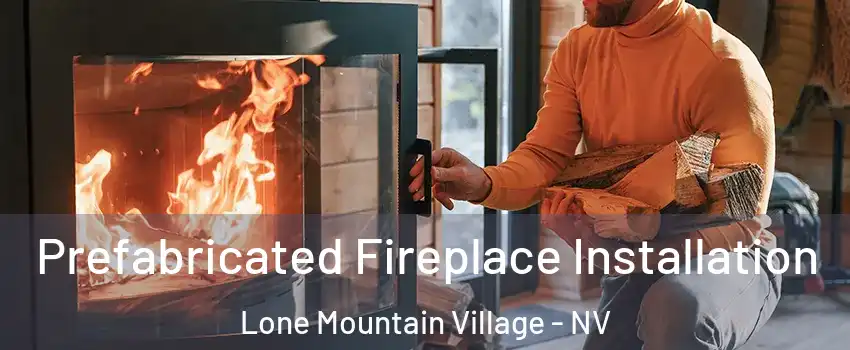 Prefabricated Fireplace Installation Lone Mountain Village - NV