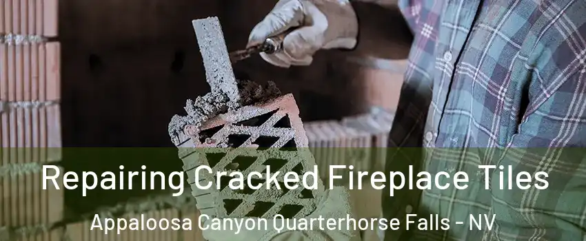 Repairing Cracked Fireplace Tiles Appaloosa Canyon Quarterhorse Falls - NV
