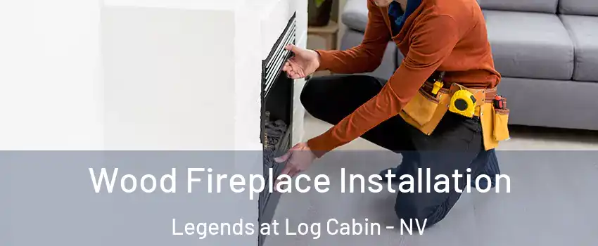 Wood Fireplace Installation Legends at Log Cabin - NV