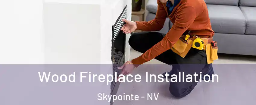 Wood Fireplace Installation Skypointe - NV
